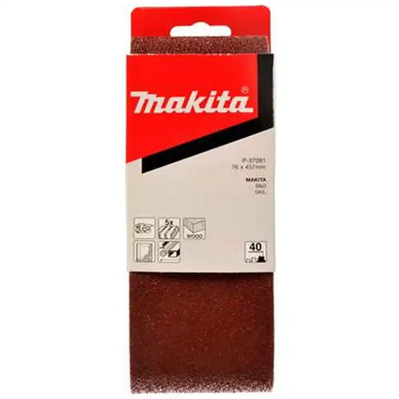 Bestpreis Makita P-37116 Schleifband 457x76mm K80 5stk